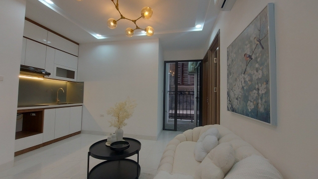 Cho thuê CCMN Hào Nam – Cát Linh DT 50m2-2 Ngủ Full Nội thất