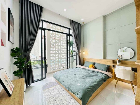 Phòng mới như hình vào ở ngay 30m2 tolet wc riêng