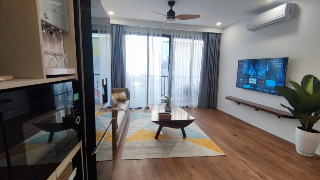 Cho thuê Chung cư mini 1N 1K. Nhà mới tinh Full đồ View hồ tại Ngõ 276 Vũ Miên. Chỉ 12tr