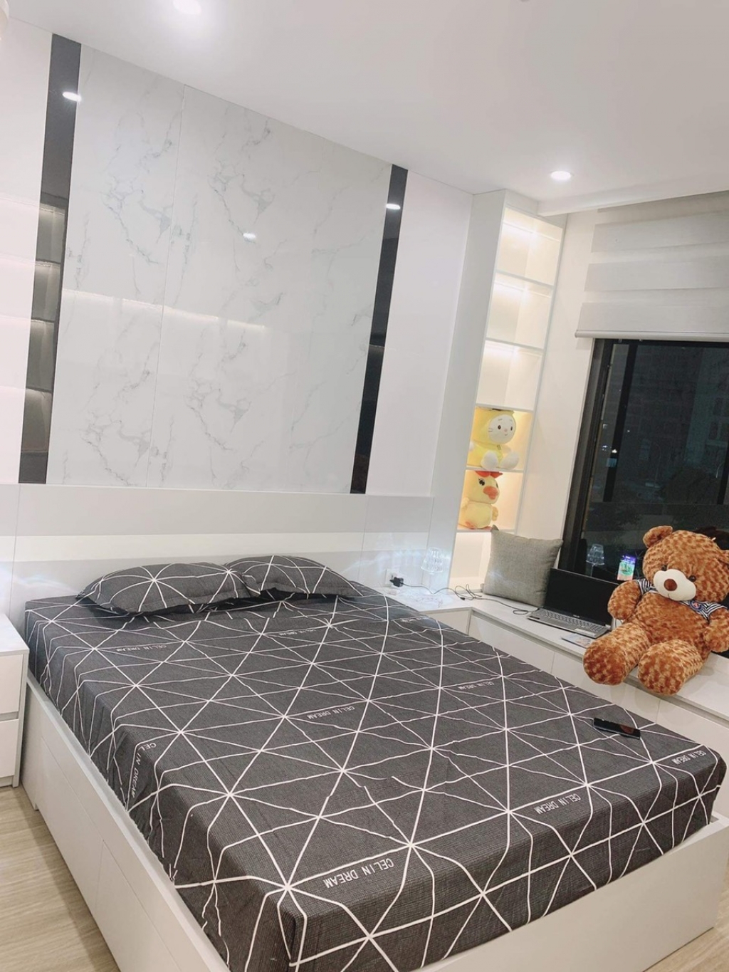 Cho thuê căn hộ chung cư 3N2VS đồ cơ bản tòa Smile Building đường Nguyễn Cảnh Dị, Đại Kim, Hoàng Mai