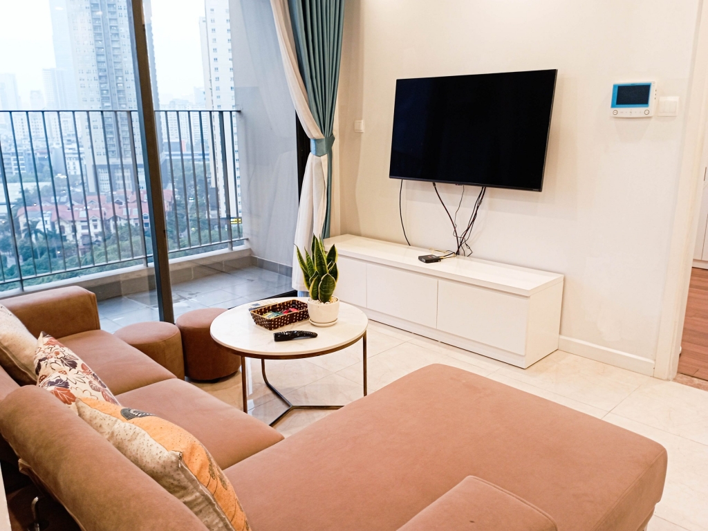 Cho thuê căn hộ chung cư cao cấp Vinhomes D’Capitale Trần Duy Hưng 2PN 2WC 19.5tr