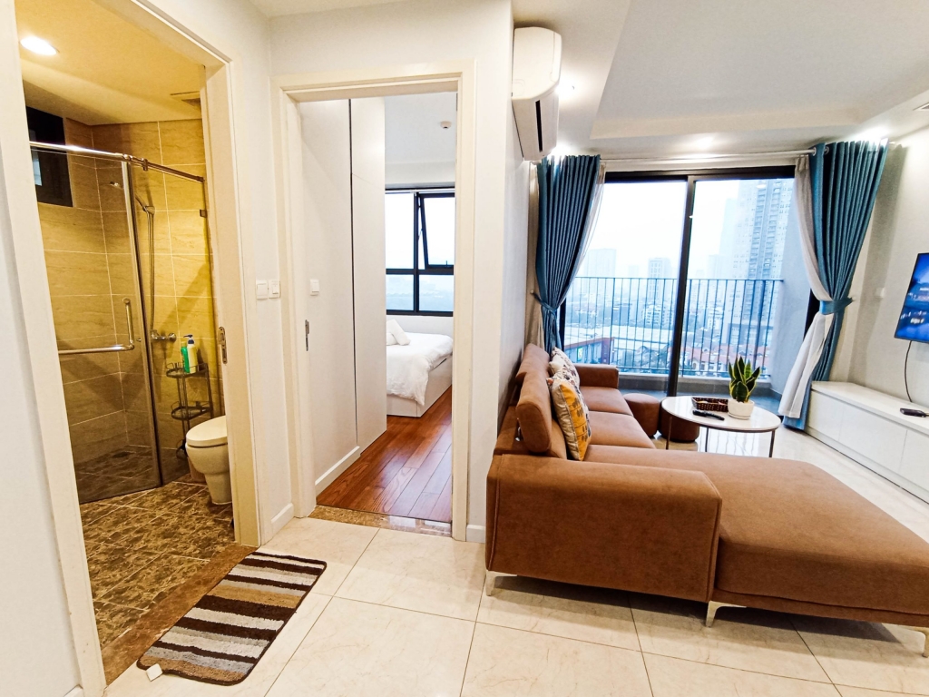 Cho thuê căn hộ chung cư cao cấp Vinhomes D’Capitale Trần Duy Hưng 2PN 2WC 19.5tr