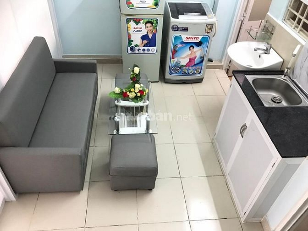 Cho thuê căn hộ 2 phòng ngủ, mới 100%, cạnh Chợ H H Thám, Etwon, Bàu Cát