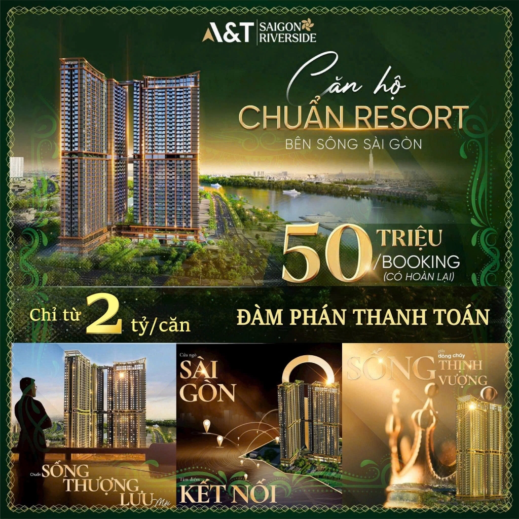 “A&T Riverside – Cơ hội đầu tư sinh lời, an cư lý tưởng bên sông”